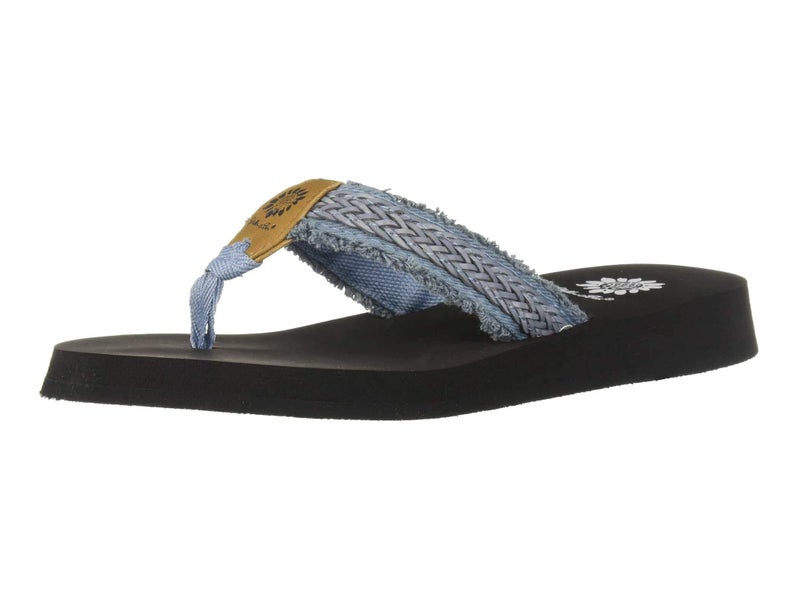 Yellow Box Women's Fianni Sandal, Denim, 9 M US - Image 1